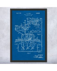 Ore Separator Patent Framed Print