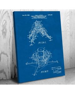 Lunar Lander Patent Canvas Print