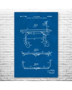 IV Stretcher Poster Patent Print