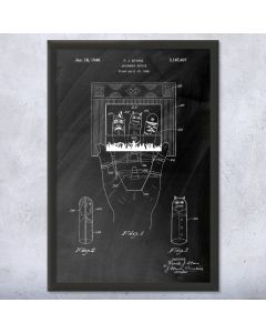 Finger Puppet Theater Framed Patent Print