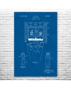 Finger Puppet Theater Poster Patent Print