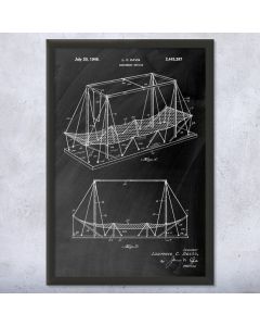 Trapeze Safety Net Framed Patent Print