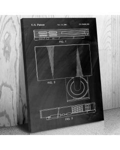 Video Game Console Patent Canvas Print