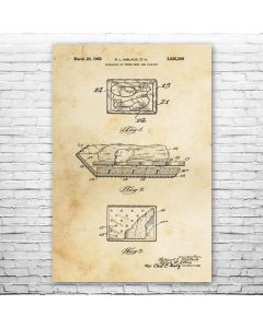 Poultry Packaging Patent Print Poster