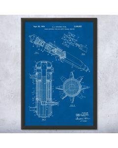 Superheated Steam Nuclear Reactor Patent Framed Print
