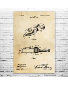 Jewelers Loupe Poster Patent Print
