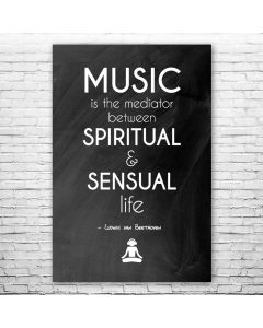 Beethoven Quote Spiritual Poster Print