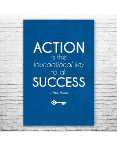 Picasso Quote Success Poster Print
