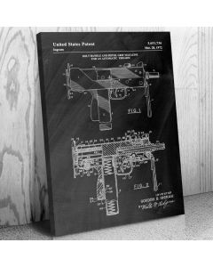 MAC-10 Pistol Canvas Print