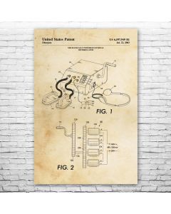 Defibrillator Patent Print Poster