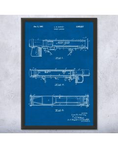 RPG Rocket Launcher Patent Print