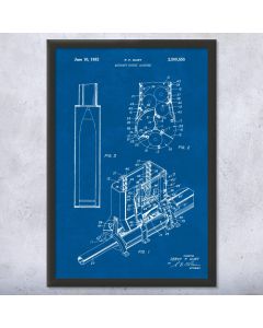 Aircraft Rocket Launcher Patent Framed Print
