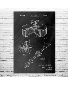 Anti Tank Mine Patent Print Poster