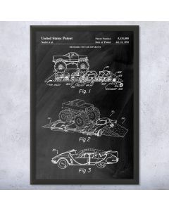 Monster Truck Toy Patent Framed Print