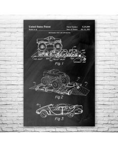 Monster Truck Toy Patent Print Poster