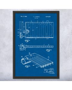 Ice Rink Patent Framed Print