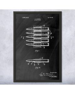 Ammo Belt Patent Print