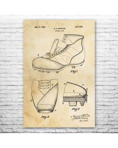 Football Shoe Poster Print