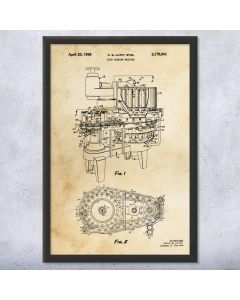 Canning Machine Patent Framed Print