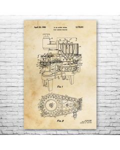 Canning Machine Patent Print Poster