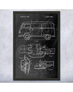 Hippie Bus Patent Print