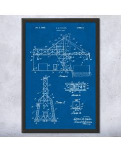 Bridge Crane Patent Print