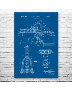Bridge Crane Poster Print