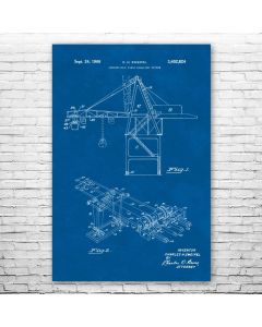 Cargo Crane Poster Print