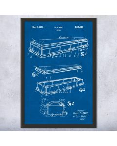 Coffin Patent Framed Print