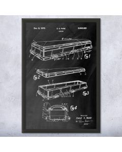 Coffin Patent Framed Print
