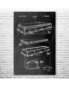 Coffin Patent Print Poster