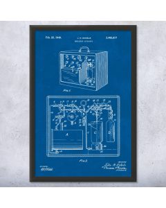 Embalming Machine Patent Framed Print