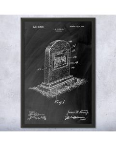 Tombstone Patent Print