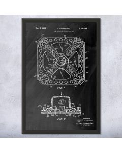 Trouble Game Patent Framed Print