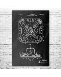 Trouble Game Patent Print Poster