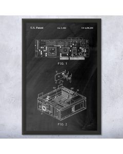 Video Card Patent Framed Print