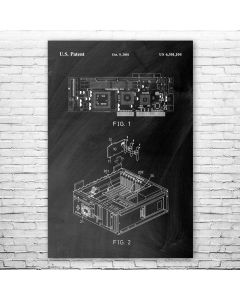 Video Card Patent Print Poster