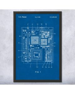 Motherboard Patent Framed Print