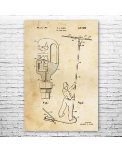 Hot Stick Patent Print Poster