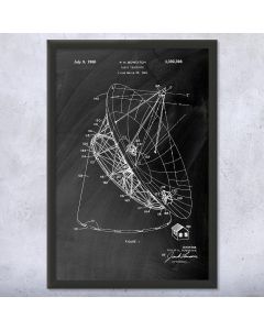 Radio Telescope Patent Framed Print