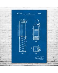 Candy Dispenser Patent Print Poster