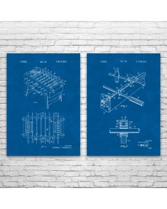 Foosball Patent Prints Set of 2
