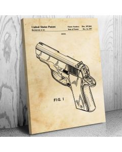 P220 Pistol Canvas Print