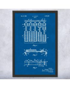 Abacus Patent Framed Print