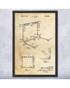 Track Hurdle Patent Print