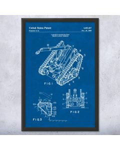 Bomb Robot Patent Framed Print