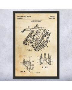 Bomb Robot Patent Print