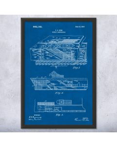 Subway Station Patent Print