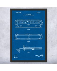 Subway Car Patent Print