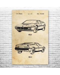 M1 Car Poster Print